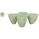  Meridian Fiore Green Concrete Indoor/Outdoor Coffee Table IMAGE 9
