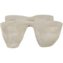  Meridian Fiore Beige Concrete Indoor/Outdoor Coffee Table IMAGE 3