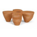  Meridian Fiore Terracotta Concrete Indoor/Outdoor Coffee Table IMAGE 1
