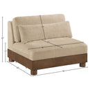  Manufacturer Color_Beige -- Meridian Turin Stationary Chair IMAGE 6