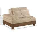  Manufacturer Color_Beige -- Meridian Turin Stationary Chair IMAGE 6