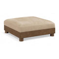  Meridian Turin Beige Fabric Upholstered Modular Ottoman IMAGE 1