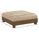  Manufacturer Color_Beige -- Meridian Turin Ottoman IMAGE 4