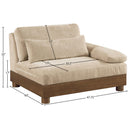  Manufacturer Color_Beige -- Meridian Turin Stationary Chair IMAGE 6