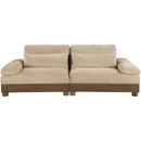  Manufacturer Color_Beige -- Meridian Turin Stationary Loveseat IMAGE 2