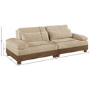  Manufacturer Color_Beige -- Meridian Turin Stationary Loveseat IMAGE 6