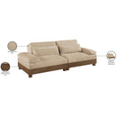  Manufacturer Color_Beige -- Meridian Turin Stationary Loveseat IMAGE 7