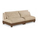  Manufacturer Color_Beige -- Meridian Turin Stationary Loveseat IMAGE 1