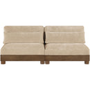  Manufacturer Color_Beige -- Meridian Turin Stationary Loveseat IMAGE 2