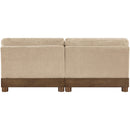  Manufacturer Color_Beige -- Meridian Turin Stationary Loveseat IMAGE 4