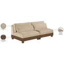  Manufacturer Color_Beige -- Meridian Turin Stationary Loveseat IMAGE 7