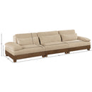  Manufacturer Color_Beige -- Meridian Turin Stationary Sofa IMAGE 6