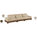  Meridian Turin 135.5" Beige Fabric Upholstered 3 pc Modular Sofa IMAGE 7