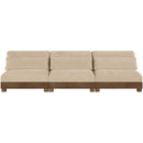  Meridian Turin 120" Beige Fabric Upholstered 3 pc Modular Sofa IMAGE 2