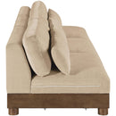  Manufacturer Color_Beige -- Meridian Turin Stationary Sofa IMAGE 3