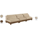 Meridian Turin 120" Beige Fabric Upholstered 3 pc Modular Sofa IMAGE 7