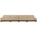  Manufacturer Color_Beige -- Meridian Turin Stationary Sofa IMAGE 4