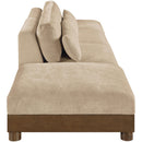  Manufacturer Color_Beige -- Meridian Turin Stationary Sofa IMAGE 3