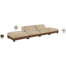  Meridian Turin 160" Beige Fabric Upholstered 4 pc Modular Sofa IMAGE 7