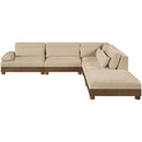  Manufacturer Color_Beige -- Meridian Turin 5 pc Sectional IMAGE 3