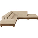  Manufacturer Color_Beige -- Meridian Turin 5 pc Sectional IMAGE 4