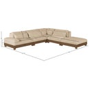  Manufacturer Color_Beige -- Meridian Turin 5 pc Sectional IMAGE 6