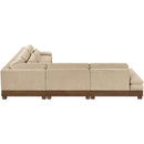  Manufacturer Color_Beige -- Meridian Turin 5 pc Sectional IMAGE 5