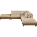  Manufacturer Color_Beige -- Meridian Turin 5 pc Sectional IMAGE 2