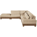  Manufacturer Color_Beige -- Meridian Turin 5 pc Sectional IMAGE 3