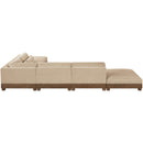  Manufacturer Color_Beige -- Meridian Turin 6 pc Sectional IMAGE 4