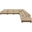  Meridian Turin 167.75" Beige Fabric Upholstered 7 pc Modular Sectional IMAGE 3
