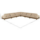  Meridian Turin 167.75" Beige Fabric Upholstered 7 pc Modular Sectional IMAGE 6
