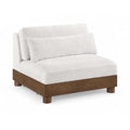  Manufacturer Color_Cream -- Turin Cream Fabric Upholstered Modular Armless Chair IMAGE 1