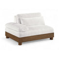  Manufacturer Color_Cream -- Turin Cream Fabric Upholstered Modular Left Arm Chair IMAGE 1