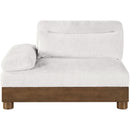  Manufacturer Color_Cream -- Turin Cream Fabric Upholstered Modular Left Arm Chair IMAGE 3