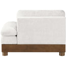 Manufacturer Color_Cream -- Turin Cream Fabric Upholstered Modular Right Arm Chair IMAGE 5
