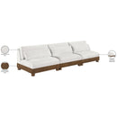  Manufacturer Color_Cream -- Turin 120" Cream Fabric Upholstered 3 pc Modular Sofa IMAGE 7