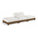  Meridian Turin 120" Cream Fabric Upholstered 3 pc Modular Sofa IMAGE 1