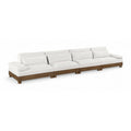  Manufacturer Color_Cream -- Turin 175.5" Cream Fabric Upholstered 4 pc Modular Sofa IMAGE 1