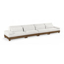  Manufacturer Color_Cream -- Turin 175.5" Cream Fabric Upholstered 4 pc Modular Sofa IMAGE 1