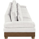  Manufacturer Color_Cream -- Turin 175.5" Cream Fabric Upholstered 4 pc Modular Sofa IMAGE 3