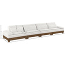 Manufacturer Color_Cream -- Turin 175.5" Cream Fabric Upholstered 4 pc Modular Sofa IMAGE 6