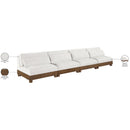  Manufacturer Color_Cream -- Turin 160" Cream Fabric Upholstered 4 pc Modular Sofa IMAGE 7