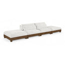  Manufacturer Color_Cream -- Turin 160" Cream Fabric Upholstered 4 pc Modular Sofa IMAGE 1