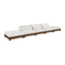  Manufacturer Color_Cream -- Turin 200" Cream Fabric Upholstered 5 pc Modular Sofa IMAGE 1