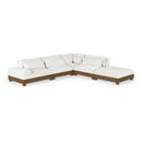  Manufacturer Color_Cream -- Turin 120" Cream Fabric Upholstered 5 pc Modular Sectional IMAGE 1