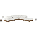  Manufacturer Color_Cream -- Turin 120" Cream Fabric Upholstered 5 pc Modular Sectional IMAGE 7