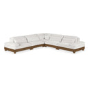  Manufacturer Color_Cream -- Turin 127.75" Cream Fabric Upholstered 5 pc Modular Sectional IMAGE 1