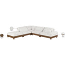 Manufacturer Color_Cream -- Turin 127.75" Cream Fabric Upholstered 5 pc Modular Sectional IMAGE 7