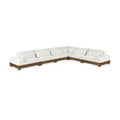  Manufacturer Color_Cream -- Turin 167.75" Cream Fabric Upholstered 6 pc Modular Sectional IMAGE 1